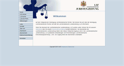 Desktop Screenshot of juristenzeitung.li