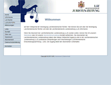 Tablet Screenshot of juristenzeitung.li